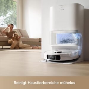 dreame L10s Ultra Gen 2 Saugroboter mit Wischfunktion,MopExtend™ RoboSwing-Technologie, 10.000 Pa Vormax™-Saugkraft, Haustiermodus, vollautomatischer Basisstation,vielseitiger Teppichreinigung