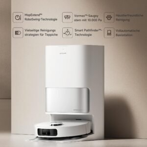 dreame L10s Ultra Gen 2 Saugroboter mit Wischfunktion,MopExtend™ RoboSwing-Technologie, 10.000 Pa Vormax™-Saugkraft, Haustiermodus, vollautomatischer Basisstation,vielseitiger Teppichreinigung