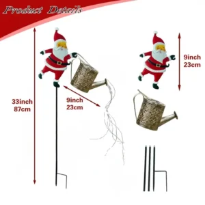 🎅🏻LAST DAY 50% 🎅🏻 Christmas Sale Off🎁Solar-Powered Santa Claus Garden Stake Light LHT