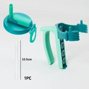 🔥 Buy 1 Get 1 Free, only $3.9! Black Friday Starts Now !Portable Soda Can Holder With Can Lid And Silicone Straw Reusable